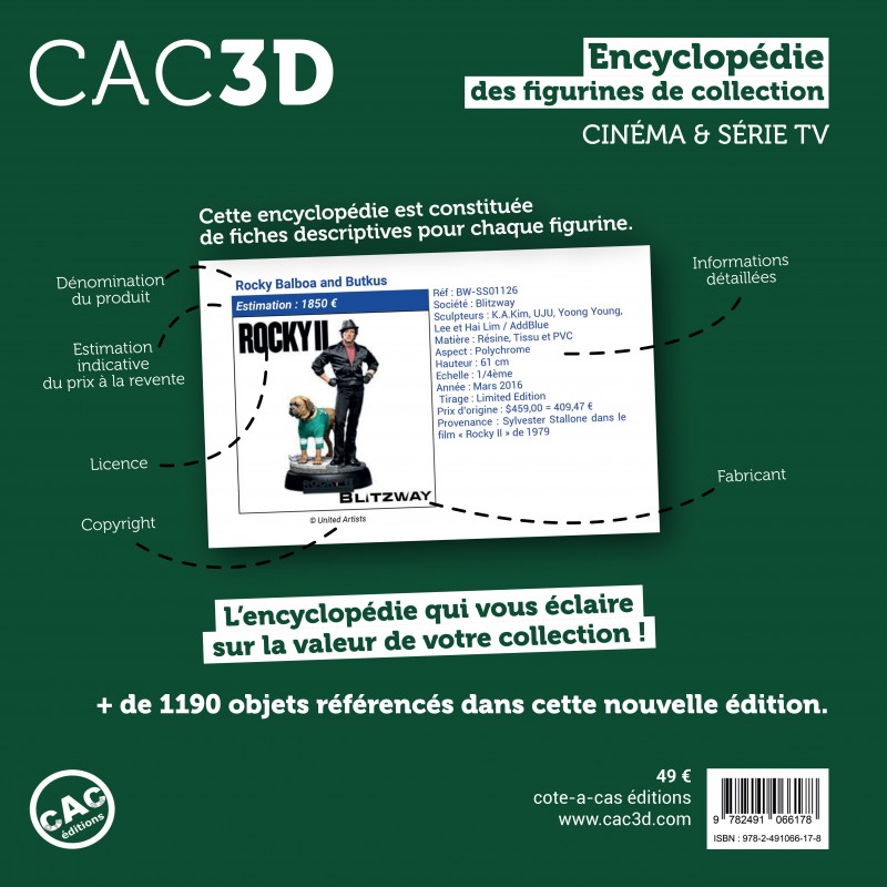 CAC 3D - Encyclopédie des figurines de collection Cinema - 4ème édition - secondaire-1