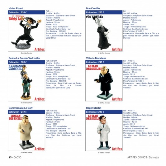 CAC 3D - Encyclopédie des figurines de collection Cinema - 4ème édition - secondaire-2