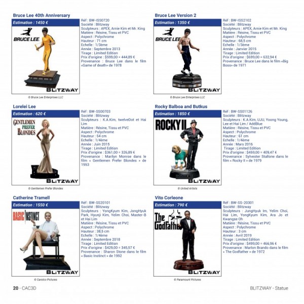 CAC 3D - Encyclopedia of Cinema collectible figures - 4th edition