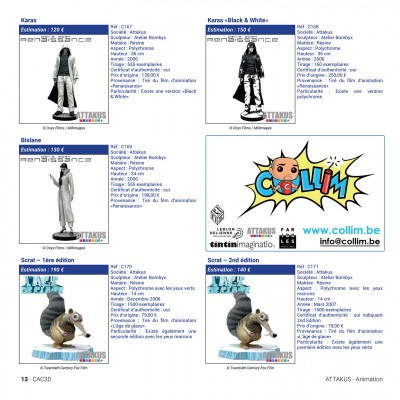 CAC 3D - Encyclopédie des figurines de collection sur l'univers de l'Animation - 1ère édition - secondaire-1