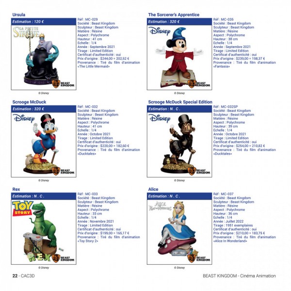 CAC 3D - Encyclopédie des figurines de collection sur l'univers de l'Animation - 1ère édition