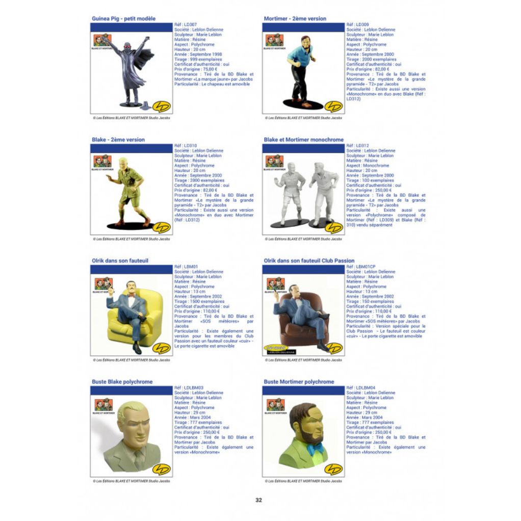 CAC3D - Encyclopédie des figurines de collection, Blake & Mortimer - Classique - secondaire-5