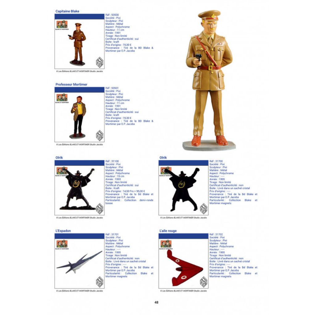 CAC3D - Encyclopédie des figurines de collection, Blake & Mortimer - Classique - secondaire-6