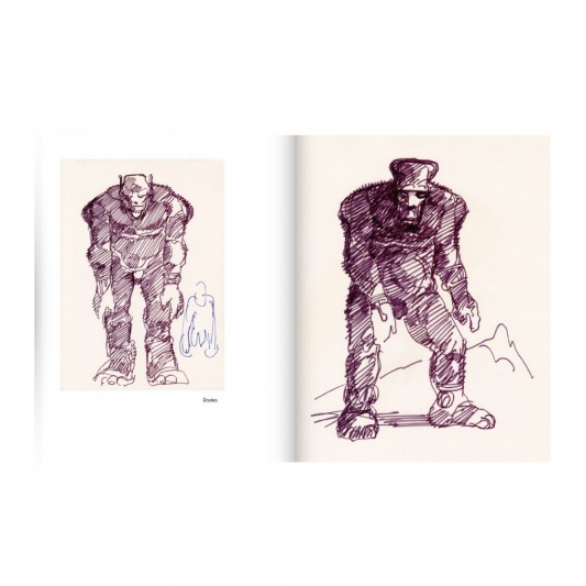 Tirage de Luxe - Fureur de traits II - Études - Philippe Druillet - secondaire-5