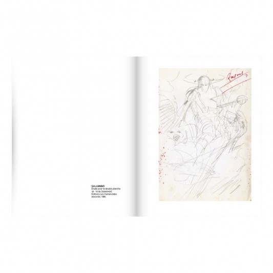 Tirage de Luxe - Fureur de traits II - Études - Philippe Druillet - secondaire-6