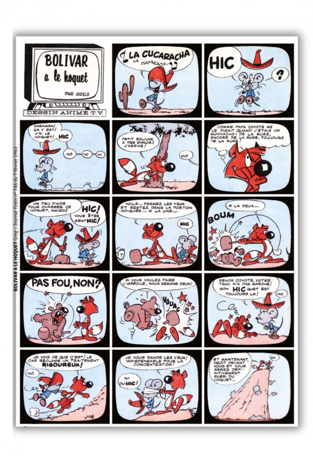 Tintin (tome 2) - (Hergé) - Aventure-Action [BULLES EN VRAC, une