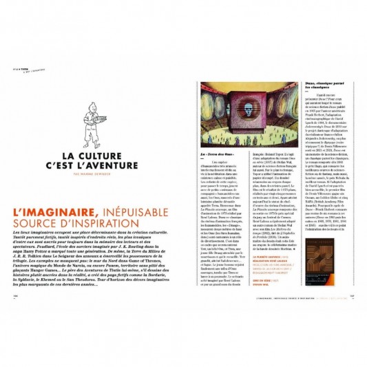Magazine Géo Tintin C'est l'aventure n°23, Tintin et les pays imaginaires - secondaire-4