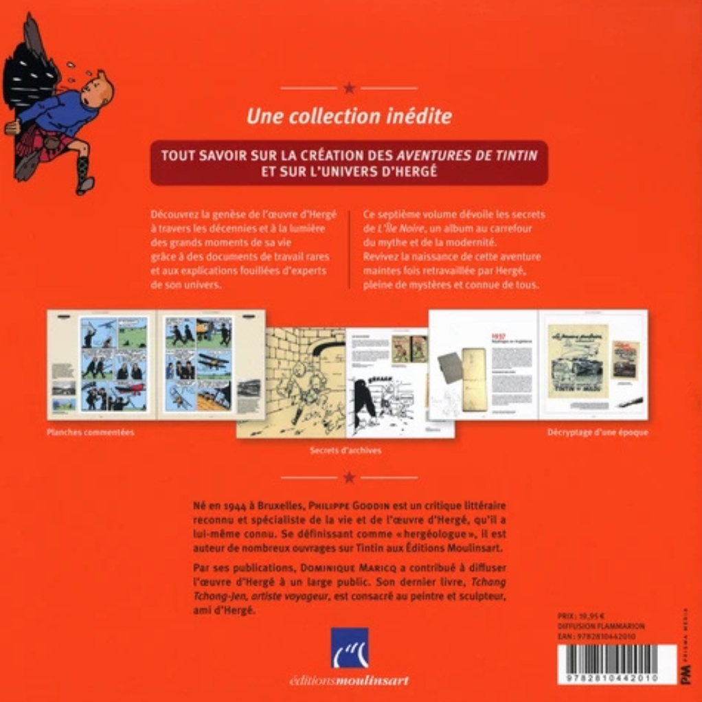 Tintin - L'île noire - Les coulisses d'une oeuvre - Tome 7 - secondaire-1