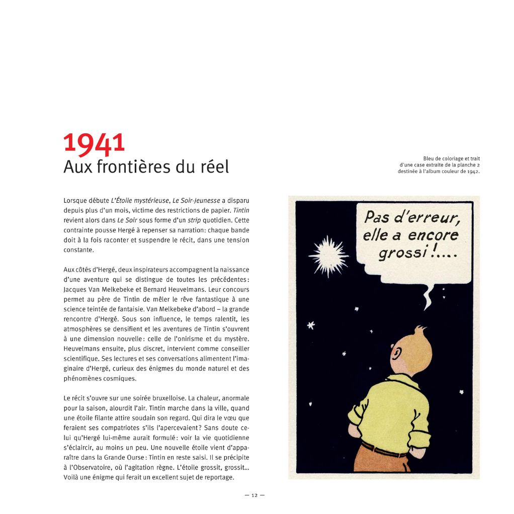 Tintin - L'étoile mystérieuse - Les coulisses d'une oeuvre - Tome 10 - secondaire-1