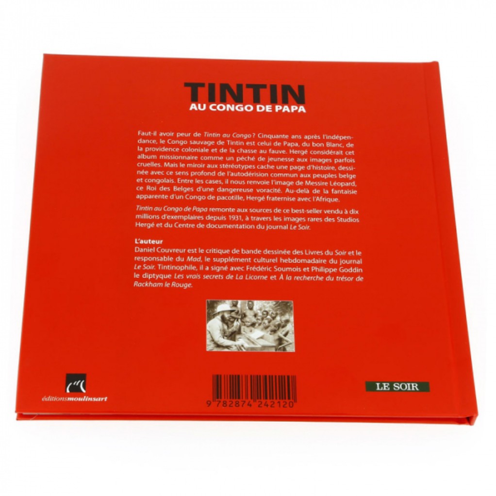 Livre Tintin - Tintin au Congo de Papa - secondaire-1