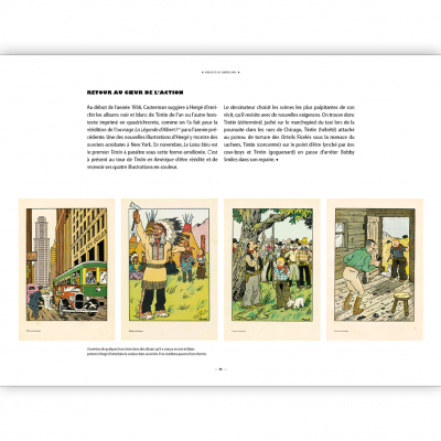 Livre Hergé, Tintin et les Américains, monographie de Philippe Goddin - secondaire-1
