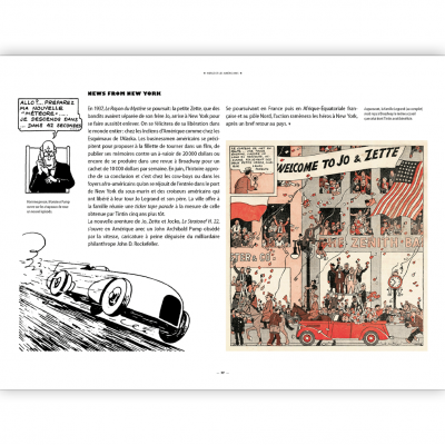 Livre Hergé, Tintin et les Américains, monographie de Philippe Goddin - secondaire-3
