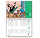 Agenda de bureau Tintin - 2026 - secondaire-1