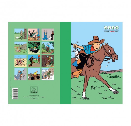 Agenda de poche Tintin - 2026 - secondaire-2