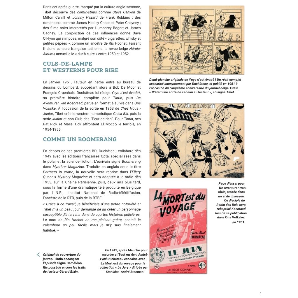 Ric Hochet L'ombre de Caméléon – VINT'PAGE 02 - secondaire-2