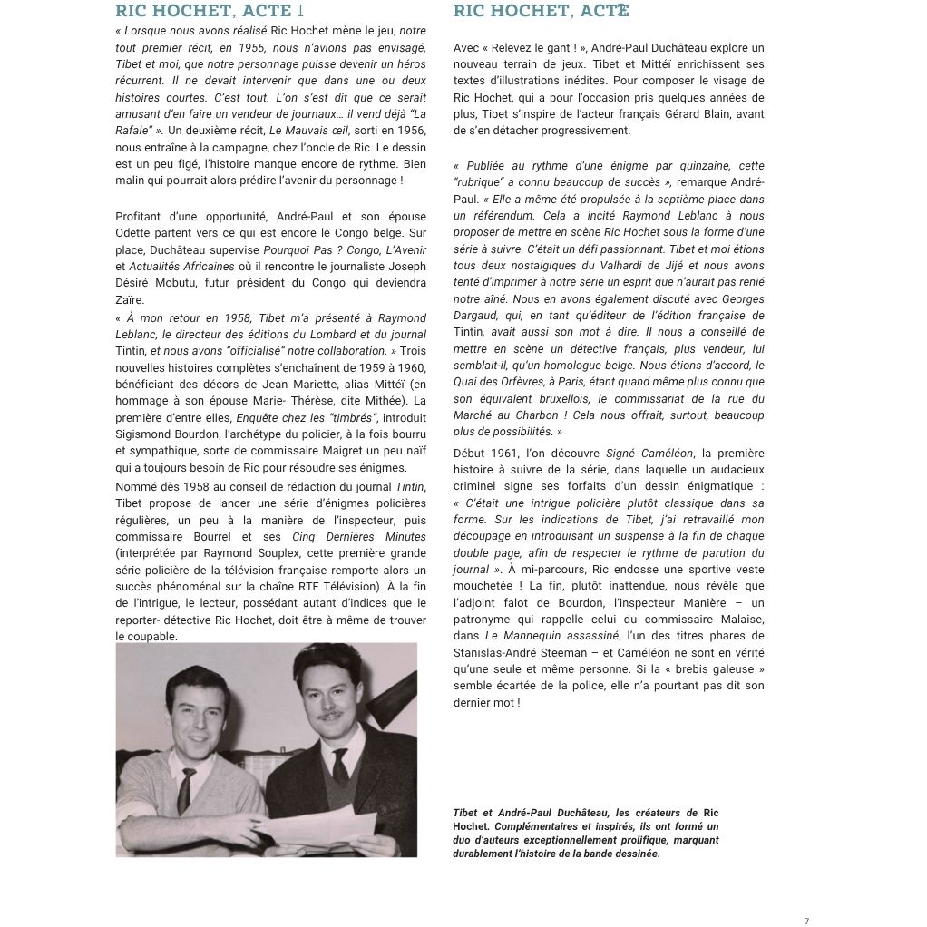 Ric Hochet L'ombre de Caméléon – VINT'PAGE 02 - secondaire-4
