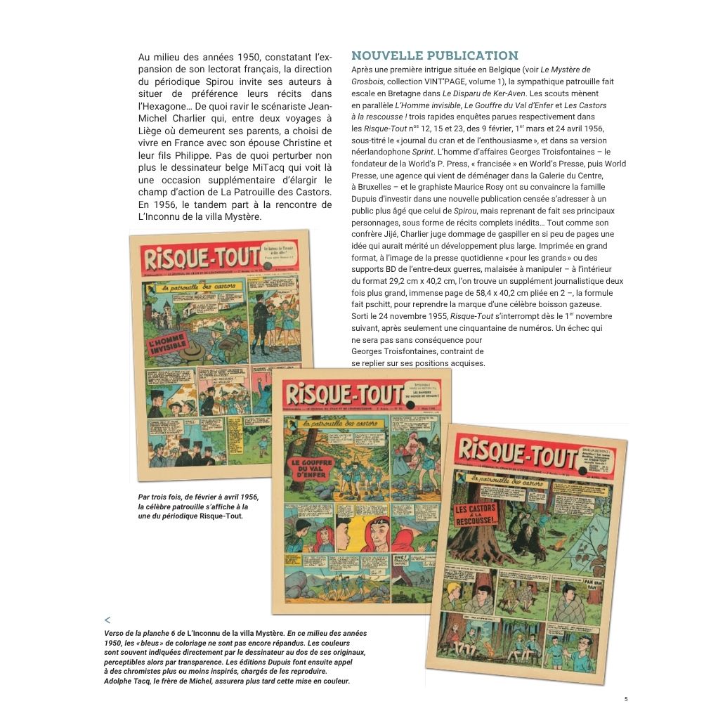 La Patrouille des Castors - L'Inconnu de la Villa Mystère – VINT'PAGE 04 - secondaire-2