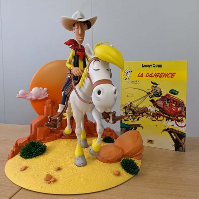 Figurine Cartoon Kingdom Lucky Luke et Jolly Jumper - secondaire-1