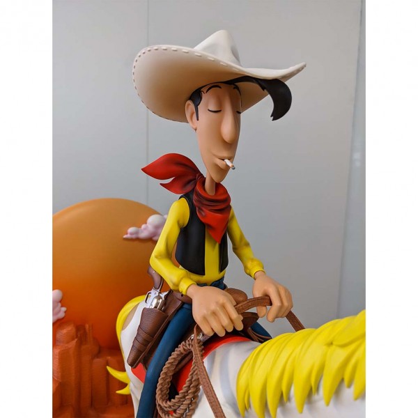 Figurine Lucky Luke & Jolly Jumper Cartoon Kingdom - Figurines
