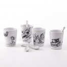 Set de tasses Gaston Lagaffe - secondaire-2