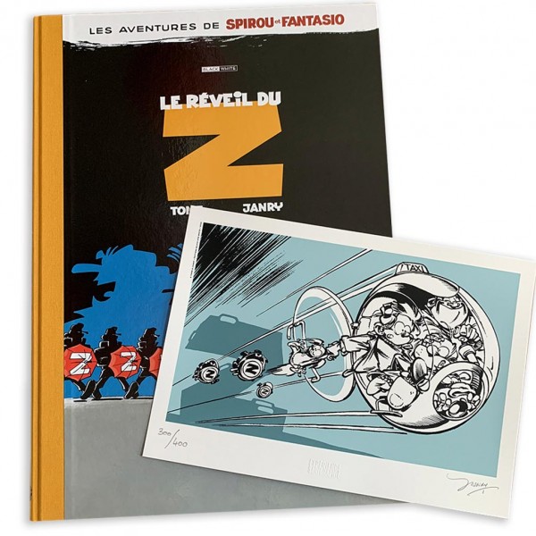 Luxury print Spirou et Fantasio, Le réveil du Z by Tome et Janry