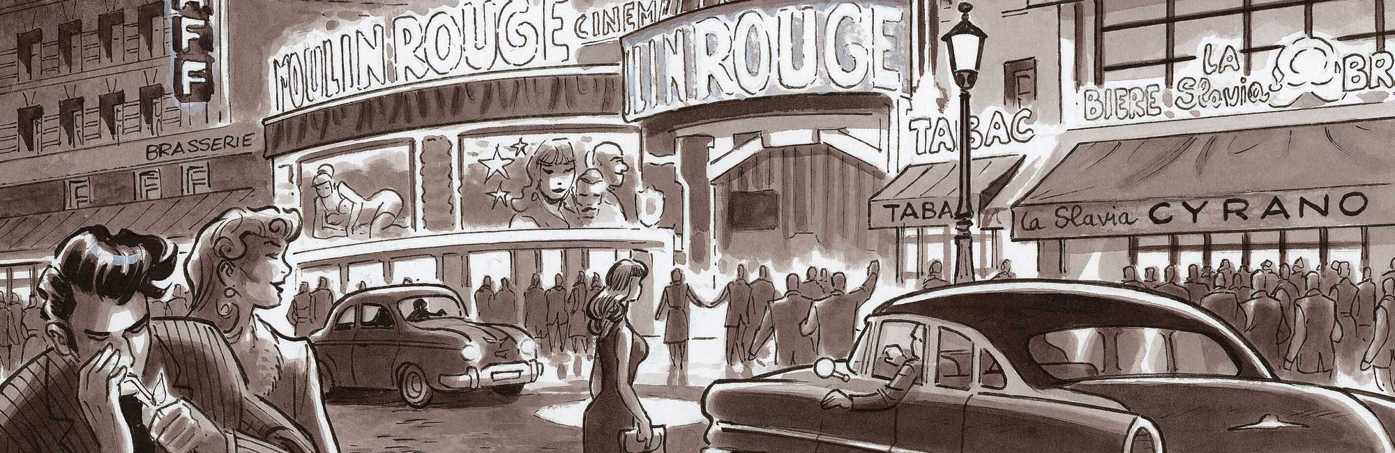 Pigalle, 1950, la série de BD de Arroyo - Christin - Éditions Dupuis